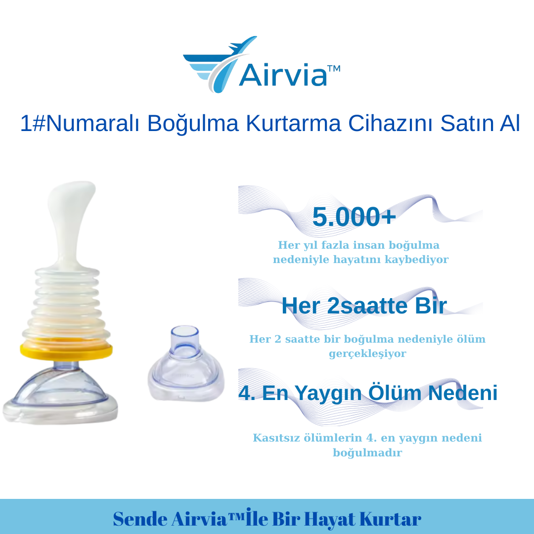Airvia™ Boğulma Acil Durum Cihazı