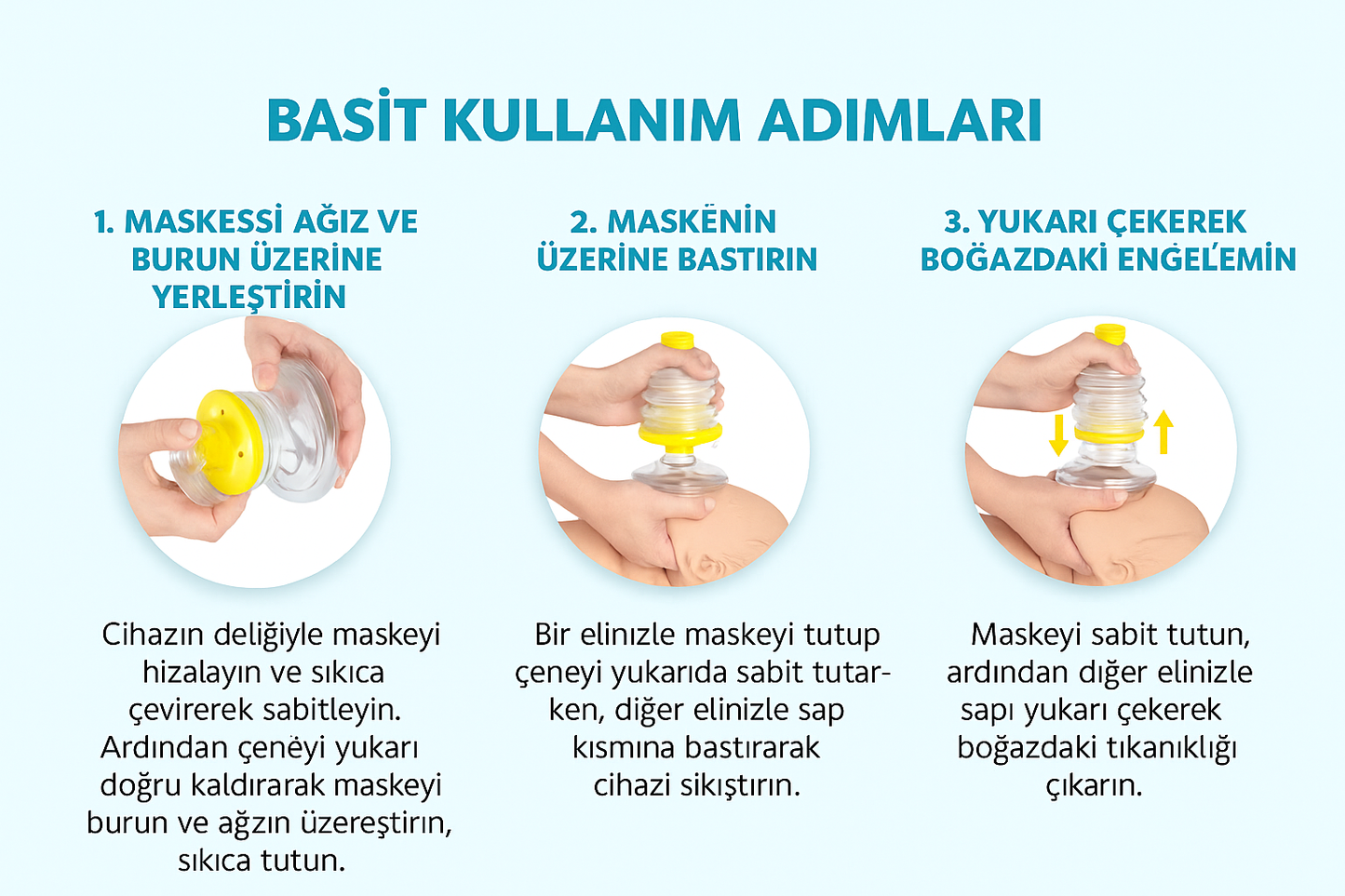 Airvia™ Boğulma Acil Durum Cihazı